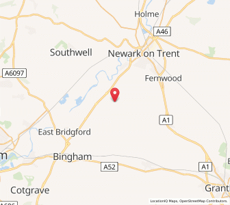 Map of Elston, EnglandEngland