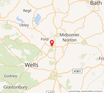 Map of Emborough, EnglandEngland