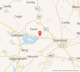 Map of Empingham, EnglandEngland
