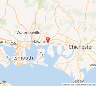 Map of Emsworth, EnglandEngland
