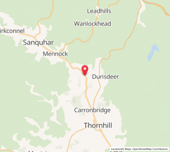 Map of Enterkinfoot, ScotlandScotland