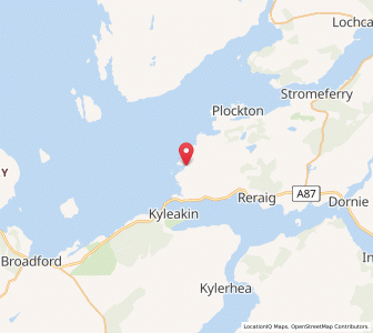 Map of Erbusaig, ScotlandScotland
