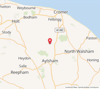 Map of Erpingham, EnglandEngland