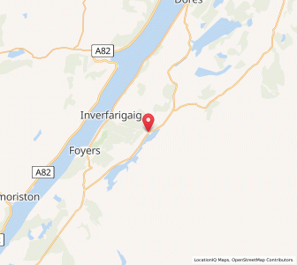 Map of Errogie, ScotlandScotland
