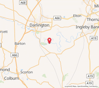 Map of Eryholme, EnglandEngland