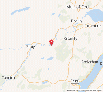 Map of Eskadale, ScotlandScotland
