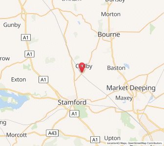 Map of Essendine, EnglandEngland