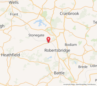 Map of Etchingham, EnglandEngland