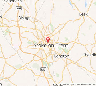 Map of Etruria, EnglandEngland