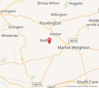 Map of Everingham, EnglandEngland