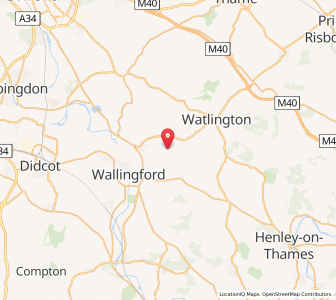 Map of Ewelme, EnglandEngland