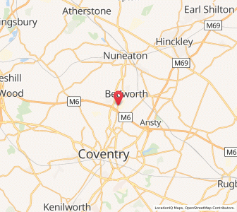 Map of Exhall, EnglandEngland