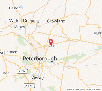 Map of Eye, EnglandEngland