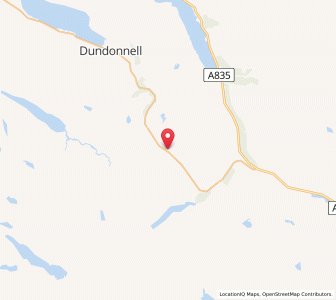 Map of Fain, ScotlandScotland