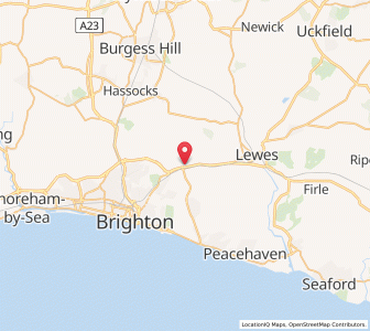 Map of Falmer, EnglandEngland