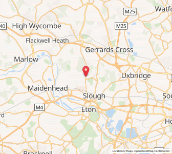 Map of Farnham Royal, EnglandEngland