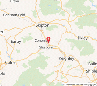 Map of Farnhill, EnglandEngland