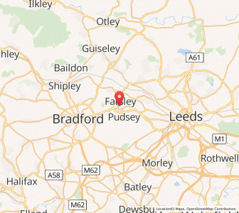 Map of Farsley, EnglandEngland
