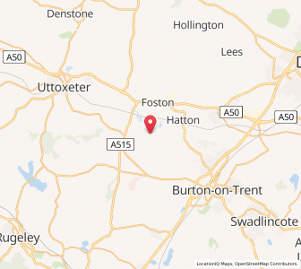 Map of Fauld, EnglandEngland