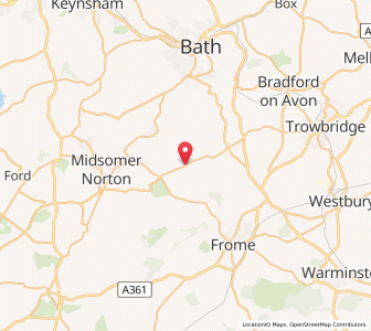 Map of Faulkland, EnglandEngland
