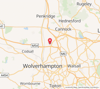 Map of Featherstone, EnglandEngland
