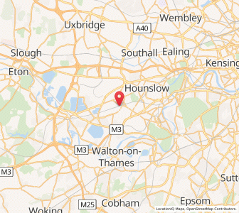 Map of Feltham, EnglandEngland