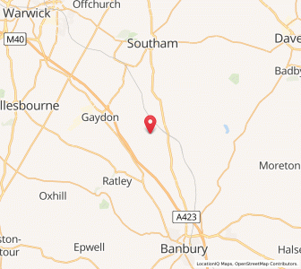 Map of Fenny Compton, EnglandEngland