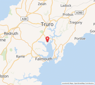 Map of Feock, EnglandEngland
