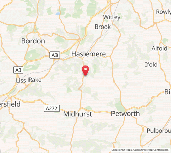 Map of Fernhurst, EnglandEngland