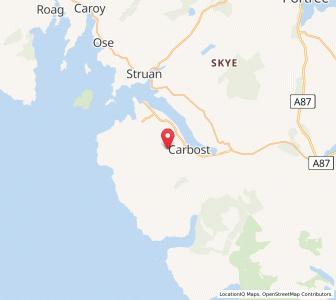 Map of Fernilea, ScotlandScotland