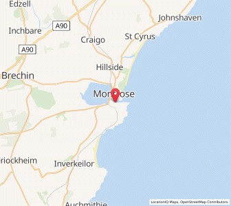 Map of Ferryden, ScotlandScotland