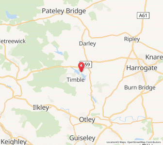 Map of Fewston, EnglandEngland
