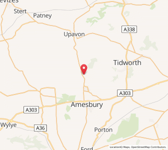 Map of Figheldean, EnglandEngland