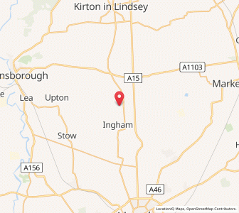Map of Fillingham, EnglandEngland