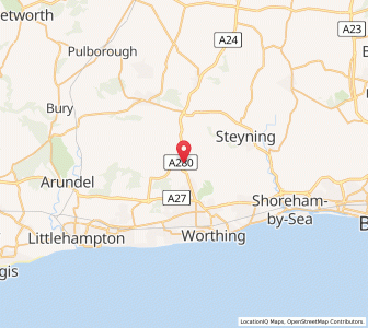 Map of Findon, EnglandEngland