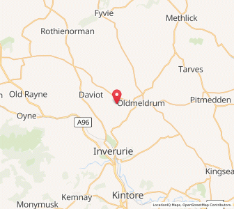 Map of Fingask, ScotlandScotland