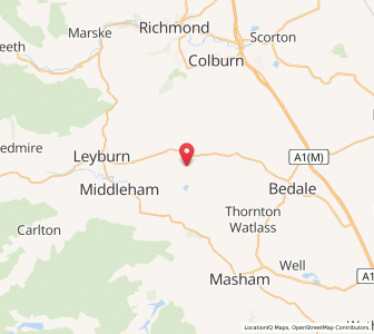 Map of Finghall, EnglandEngland