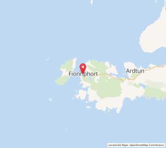 Map of Fionnphort, ScotlandScotland