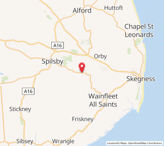Map of Firsby, EnglandEngland