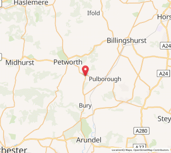 Map of Fittleworth, EnglandEngland
