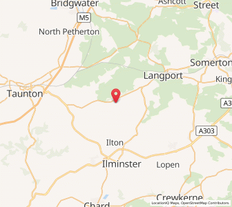 Map of Fivehead, EnglandEngland
