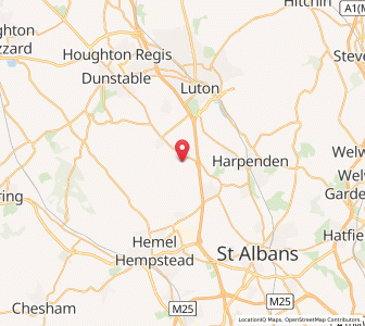Map of Flamstead, EnglandEngland