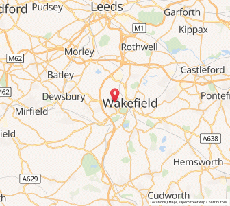 Map of Flanshaw, EnglandEngland