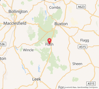 Map of Flash, EnglandEngland