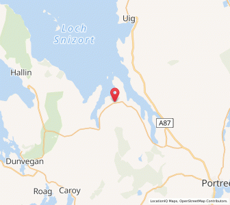 Map of Flashader, ScotlandScotland