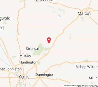 Map of Flaxton, EnglandEngland