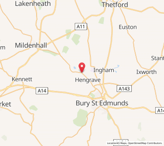 Map of Flempton, EnglandEngland