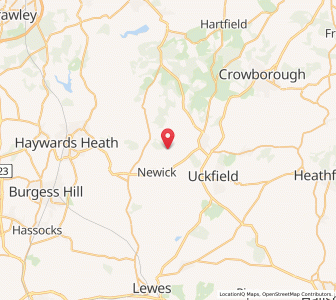 Map of Fletching, EnglandEngland