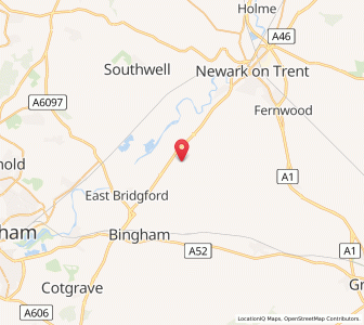 Map of Flintham, EnglandEngland