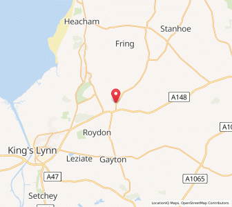 Map of Flitcham, EnglandEngland